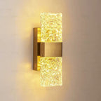 Arisha Modern Rectangular Metal Wall Lamp, Gold - Neutralighting