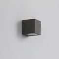 Tavon Applique Murale Carré/Tour Minimaliste. Métal/Verre. Noir. Jardin - Neutralighting