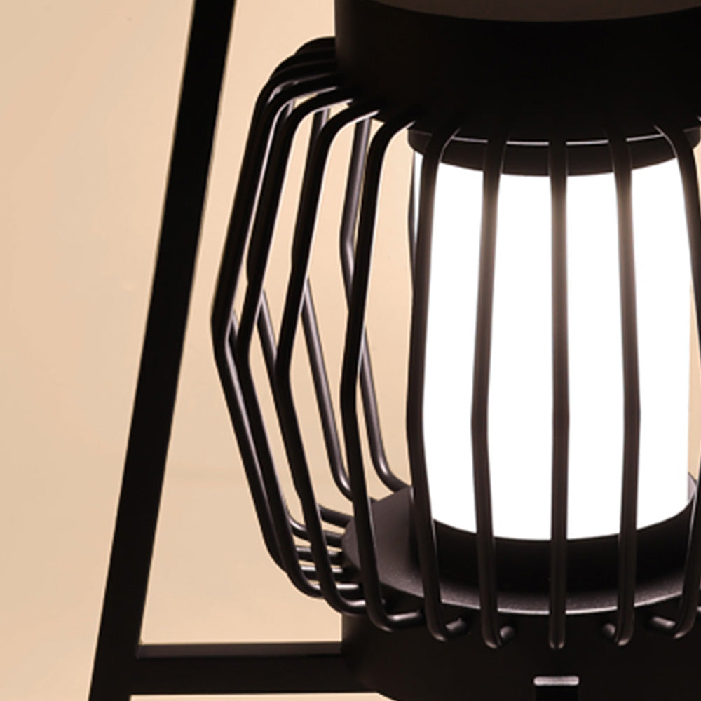 Ray Lampadaire Lanterne Moderne, Métal, Noir, Allée - Neutralighting
