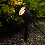 Ray Spot Extérieur Cylindre Moderne, Métal/Acrylique, Noir, Jardin - Neutralighting