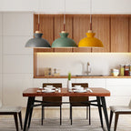 Valentina Suspension Luminaire 3 Lampes Moderne Design Jaune/Vert Métal Chambre/Salle à Manger - Neutralighting