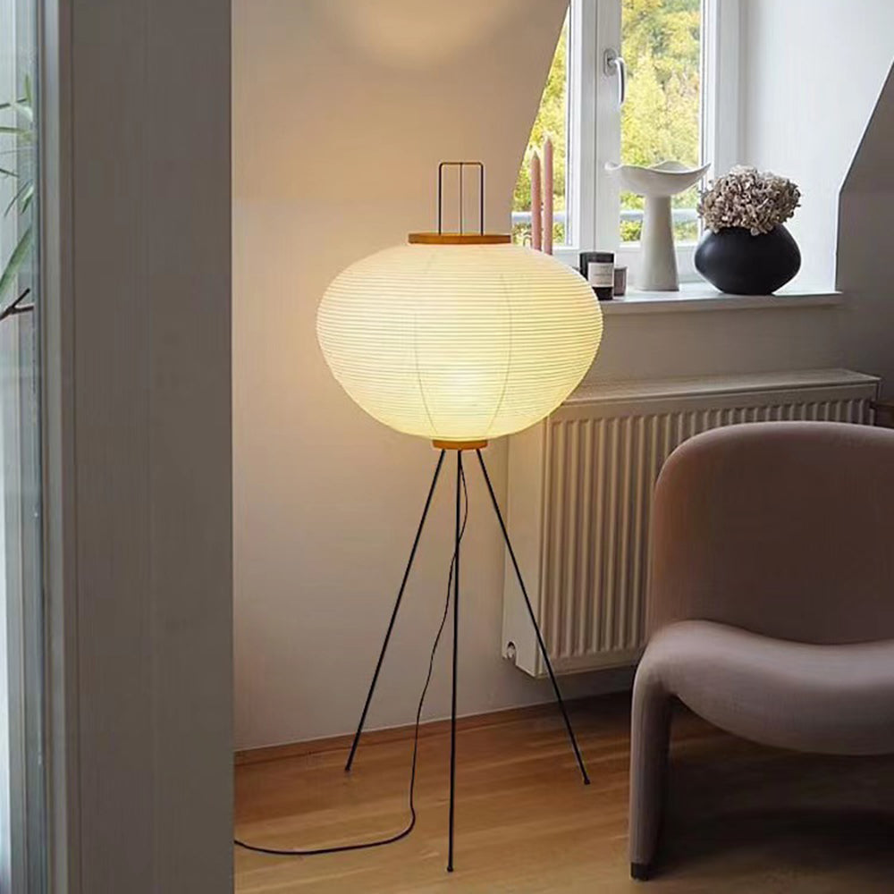 Ritta Design Lampadaire Simple Métal/Papier Blanc Bureau/Salon - Neutralighting