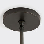 Ritta Moderne Conique Métal Tissu Suspension Salle à Manger - Neutralighting