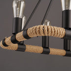 Silva Industrielle LED Luminaires Suspensions Rétro Métal Noir Salon/Chambre à Coucher - Neutralighting
