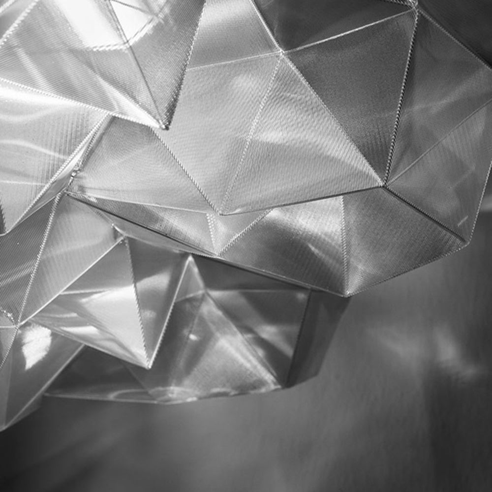 Arisha Suspension Irrégulier Géométrique, Metal/Acrylique, Blanc/Noir, Chambre - Neutralighting
