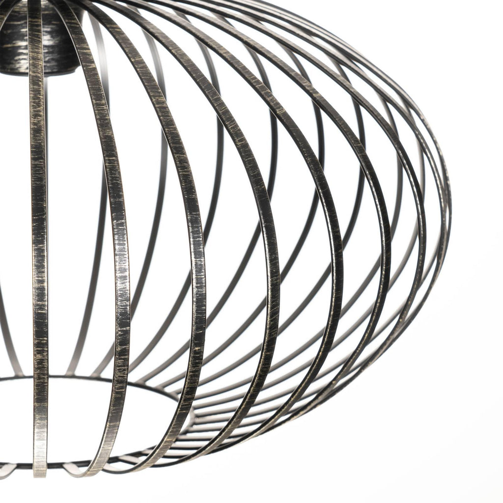 Arisha Industriel Creux Metal Suspension Salon - Neutralighting