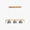 Valentina Moderne Luminaires Suspensions Cylindre Nordique Bambou Blanc/Vert/Gris Chambre à Coucher - Neutralighting
