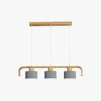 Valentina Moderne Luminaires Suspensions Cylindre Nordique Bambou Blanc/Vert/Gris Chambre à Coucher - Neutralighting