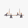 Valentina Luminaires Suspensions 4 Lampes Nordique Bois/Métal Blanc/Vert/Gris Cuisine/Salon - Neutralighting
