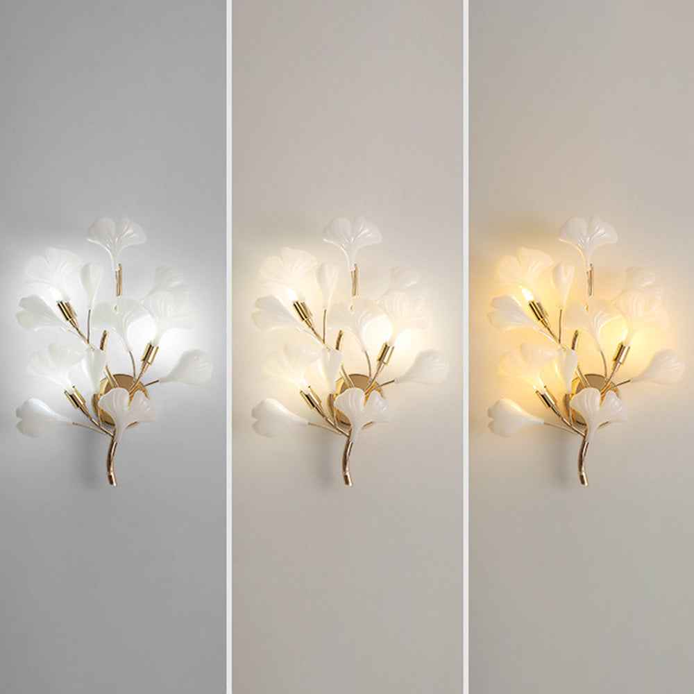 Xava Applique Murale Fleur Moderne. Céramique/Métal - Neutralighting