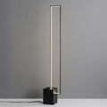 Ray Design Lampadaire Rectangulaire Simple Métal Noir Salon/Chambre à Coucher - Neutralighting
