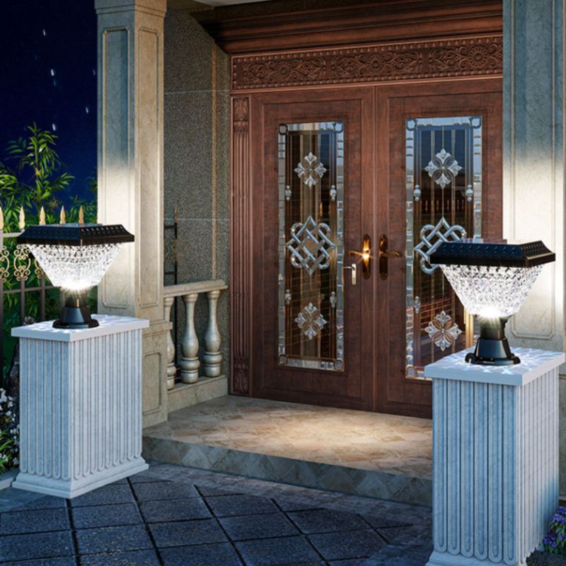 Ray Lampe de Poteau Solaire Géométrique - Neutralighting