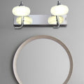 Arisha Applique Murale en Forme de Lanterne, Métal/Verre, Blanc, Chambre - Neutralighting