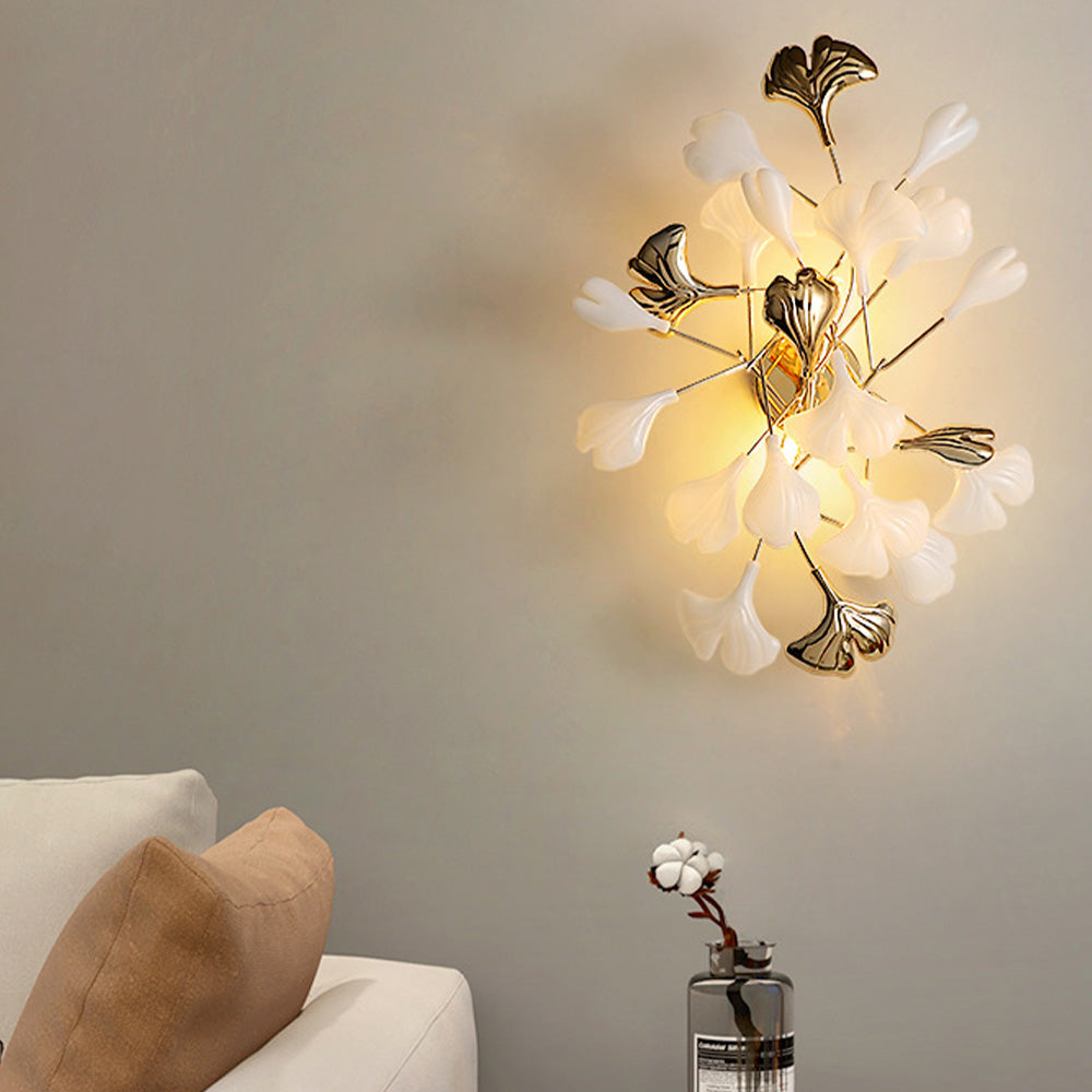 Xava Applique Murale Fleur Moderne. Céramique/Métal - Neutralighting