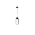 Valentina Luminaires Suspensions LED Cylindre Minimalisme Métal/Verre Transparent Salon/Chambre à Coucher - Neutralighting