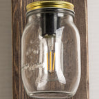 Epoch Applique Mutrale Pot, Métal et Bois - Neutralighting