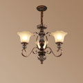 Arisha Rétro Fleur Suspension Métal Verre Salon Chambre à Coucher - Neutralighting