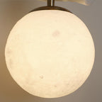 Aria Suspesion Globe Moderne, Metal/Verre, Blanc/Bleu, Chambre - Neutralighting