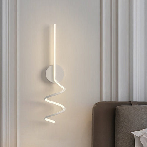 Arisha Applique Murale LED Spirale Moderne Pour Chambre, Couloir, Salon - Neutralighting
