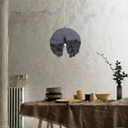 Avi Suspension Irrégulier Naturelle, Résine/Acrylique, Bleu/Gris/Bronze, Salon - Neutralighting