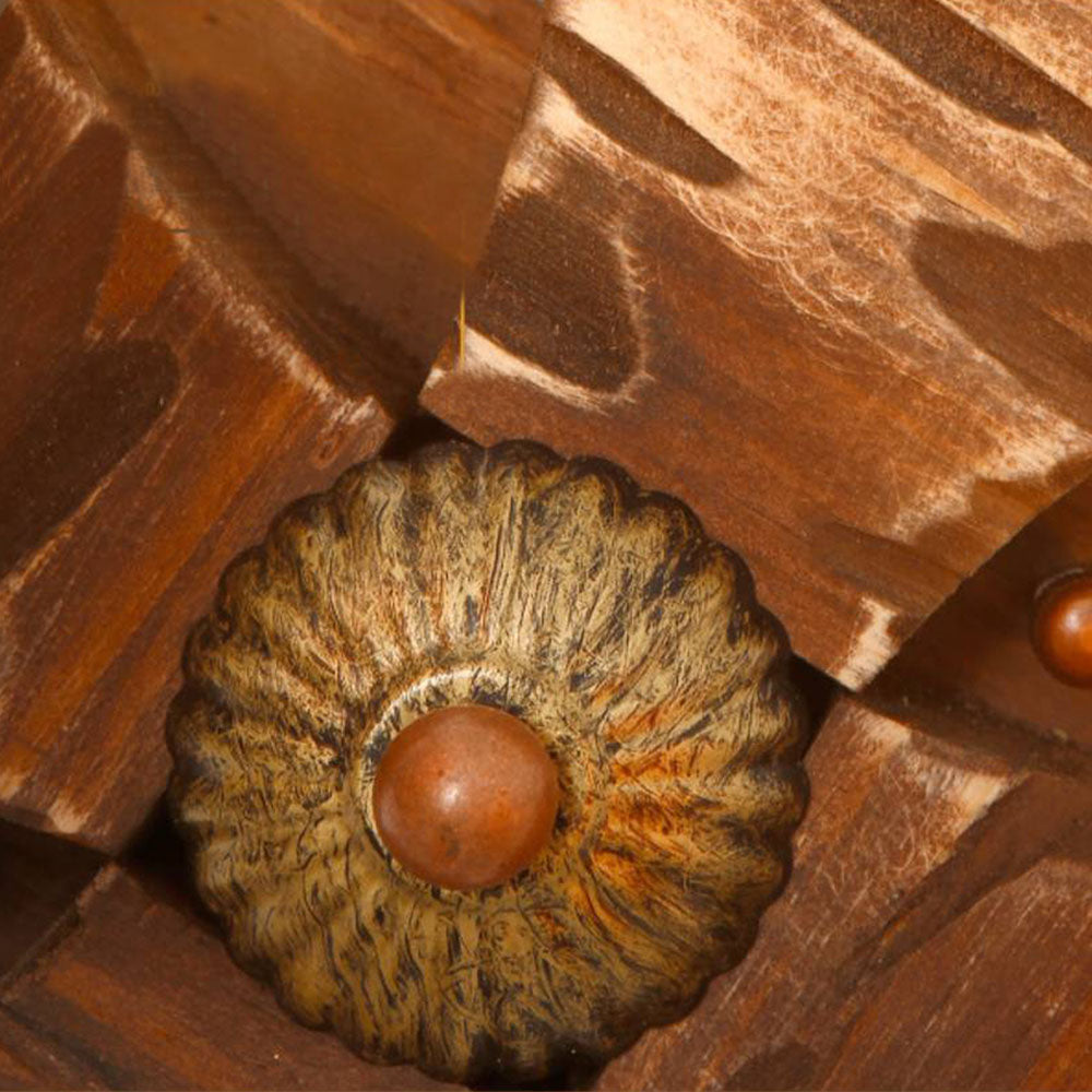 Epoch, Applique à Bougie et Lanterne, Bois et Métal - Neutralighting