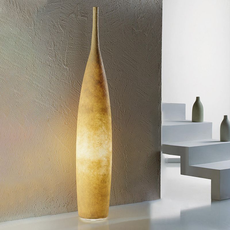 Avi Moderne LED Lampadaire Bouteille Blanc Jaune Bleu Résine Chambre - Neutralighting