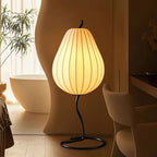 Ritta Lampadaire Poire Moderne, Métal/Tissu, Beige, Salon - Neutralighting
