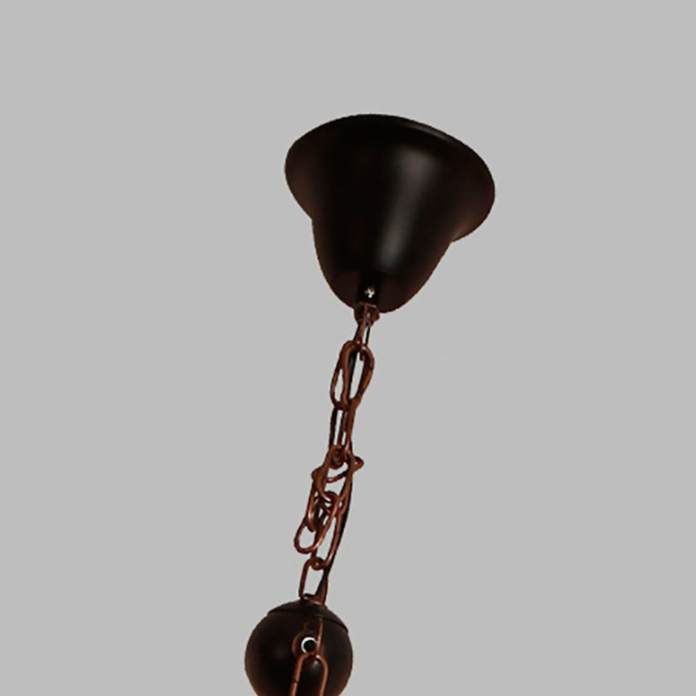 Epoch Lustre Vintage, Metal/Bois, Marron, Salon - Neutralighting