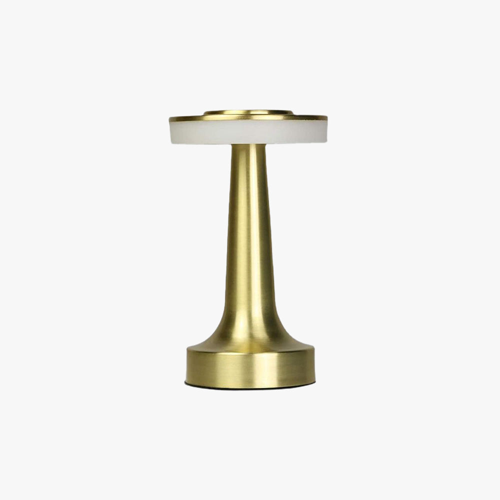 Mira Lampe de Table Champignon Moderne LED Métal/Acrylique Doré/Argent/Rose Rouge Salon - Neutralighting