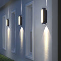 Ray Petie LED Applique Murale Noir Métal Acrylique Extérieur - Neutralighting