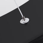 Arisha Luminaires Suspensions LED Anneau Simple Acrylique Noir/Blanc Salon/Cuisine - Neutralighting