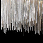 Arisha Applique Murale des Chaines à Franges Moderne Métal Argent Chambre à Coucher/Salon - Neutralighting