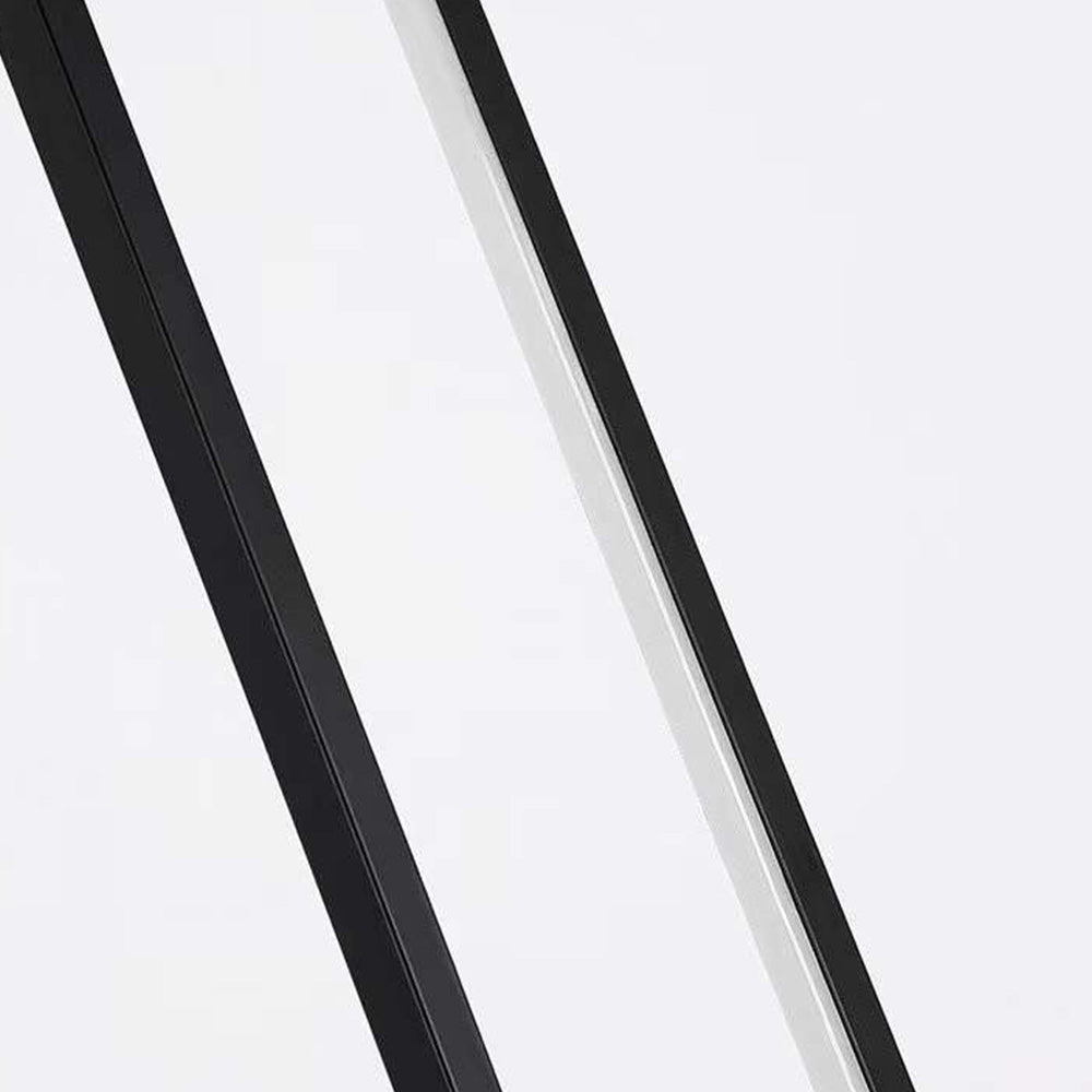 Ray Design Lampadaire Rectangulaire Simple Métal Noir Salon/Chambre à Coucher - Neutralighting