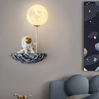 Aria Applique Murale Sphérique Astronaute Design LED Moderne Métal/Verre/Acrylique Blanc Salon - Neutralighting