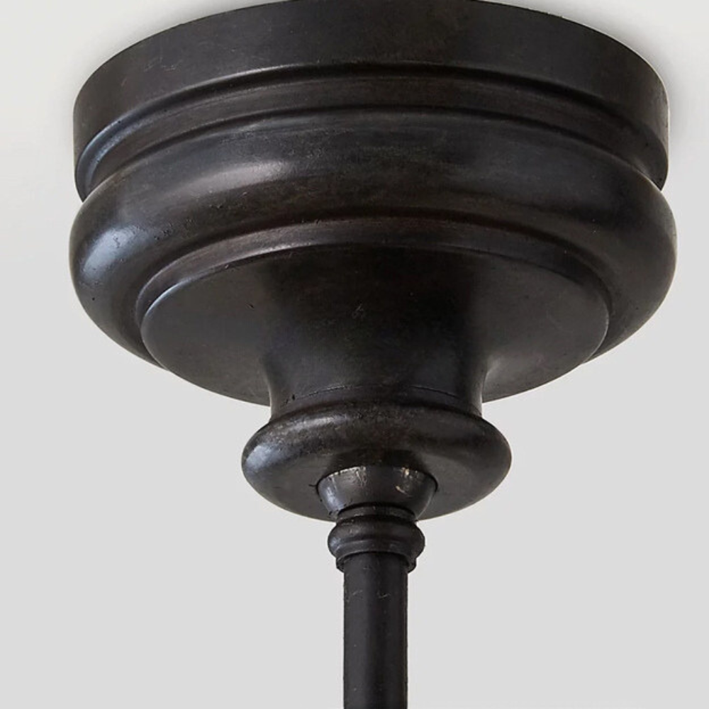 Silva Lustre Orientable Vintage, Métal/Acrylique, Noir/Blanc/Laiton, Salon - Neutralighting