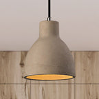 Avi Dôme LED Suspension Gris Fumé Chambre Métal/Ciment Chambre à coucher - Neutralighting