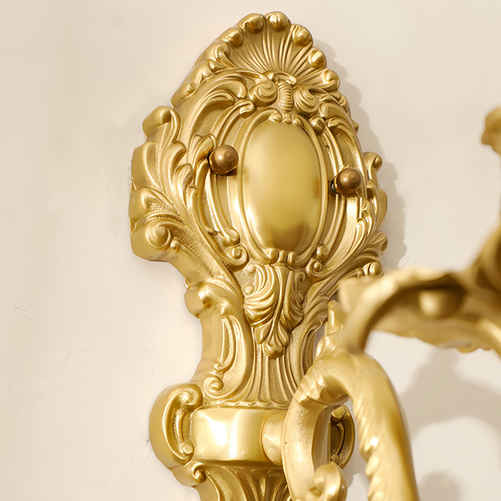 Silva Luxe Vintage LED Intérieur Applique Murale Métal Cristal Salon Couloir - Neutralighting