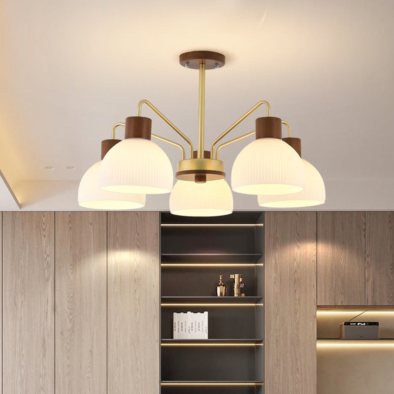 Arisha Rustique Lustre Métal/Bois/Verre Chambre à coucher/Salon - Neutralighting