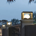 Ray Lampe de Poteau Solaire, Montagne, L 25/30/40CM - Neutralighting