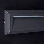 Ray Éclairage Escalier Extérieur Rectangulaire Simple, Métal, Noir, Cour - Neutralighting