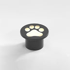 Aria Lampe Extérieure au Sol Patte de chat Moderne, Métal, Gris, Cour - Neutralighting