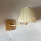 Epoch Décoratif Intérieur Applique Murale Métal Tissu Salle d'Étude Salon - Neutralighting