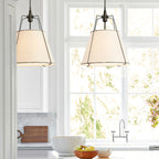 Ritta Moderne Conique Métal Tissu Suspension Salle à Manger - Neutralighting