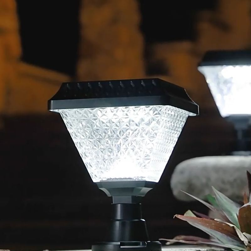 Ray Lampe de Poteau Solaire Géométrique - Neutralighting