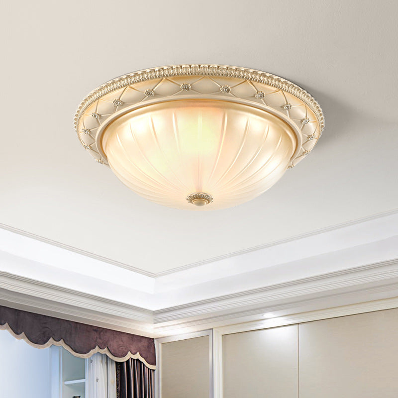 Silva Encastré Minimaliste Résine Crème Plafonnier Salon - Neutralighting