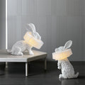 Lampe de Table lapin Moderne, Résine, Blanc, Salon - Neutralighting