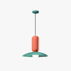 Ulmo Suspension Dôme Moderne. Metal. Vert/Blanc/Orange. Salon - Neutralighting