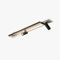 Aim Plafonnier Rectangulaire Moderne, Métal/Acrylique, Noir/Blanc, Salon - Neutralighting