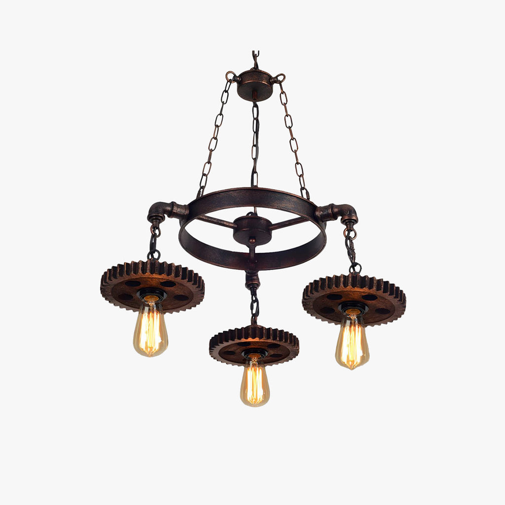 Silva Industriel Suspension Métal Bronze Chambre à Coucher - Neutralighting