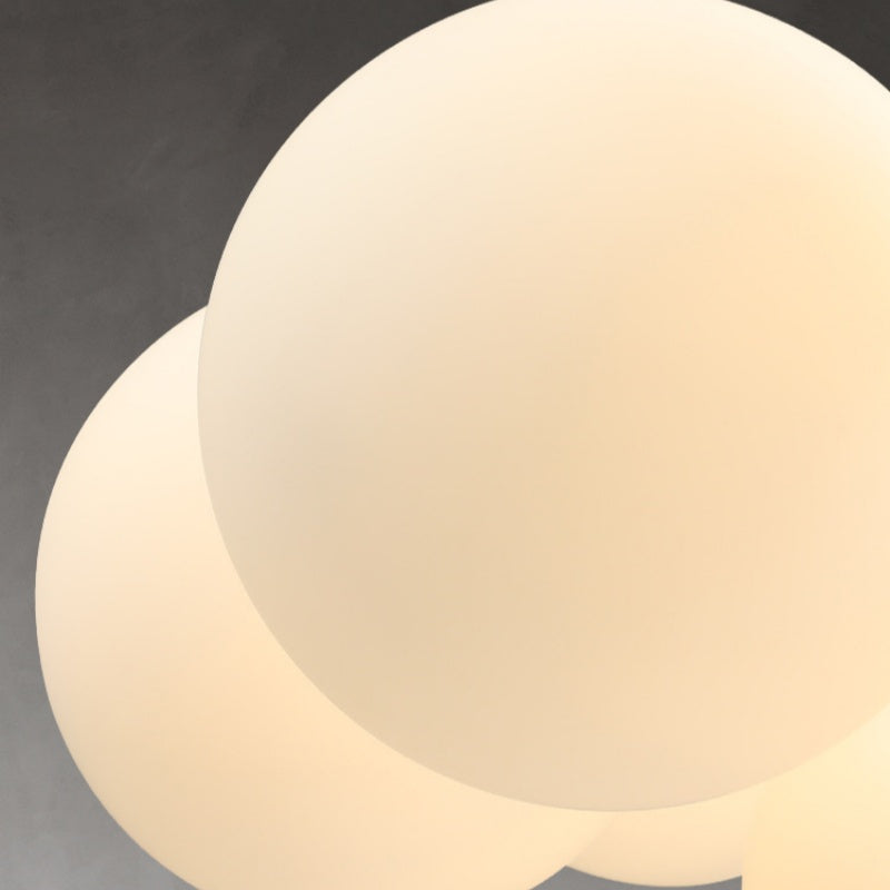 Valentina Nordique LED Lustre Cuivre Verre Salon/Chambre À Coucher - Neutralighting